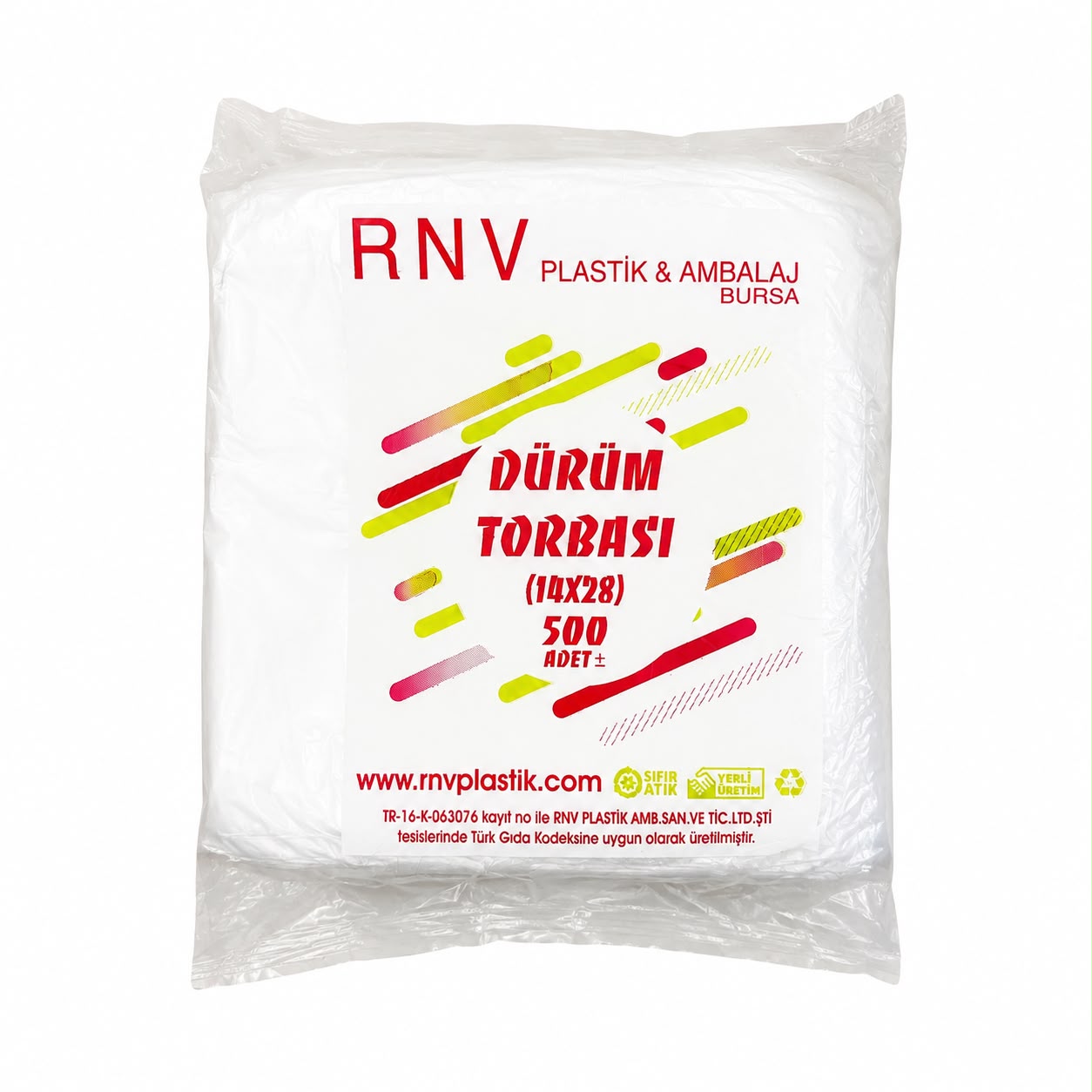 Dürüm Altı Poşet 14x28 500 Adet